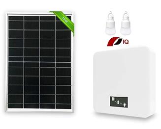 Malá solární fotovoltaická elektrárna s bateriovým uložištěm IQ-FTV