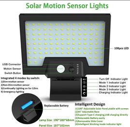 LED solární svítidlo IQ-ISSL 10 WL